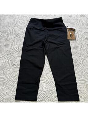 LISSE Black SZ M Tummy Control Capri Leggings, New‎  With Tags Y2k VTG Deadstock